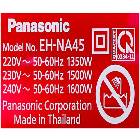 Máy sấy tóc Panasonic EH-NA45RP645 Màu Hồng