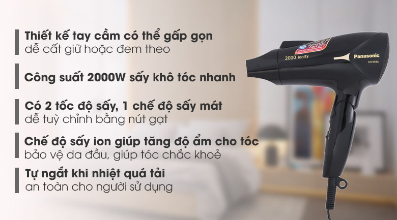 Máy sấy tóc Panasonic EH-NE64-K645