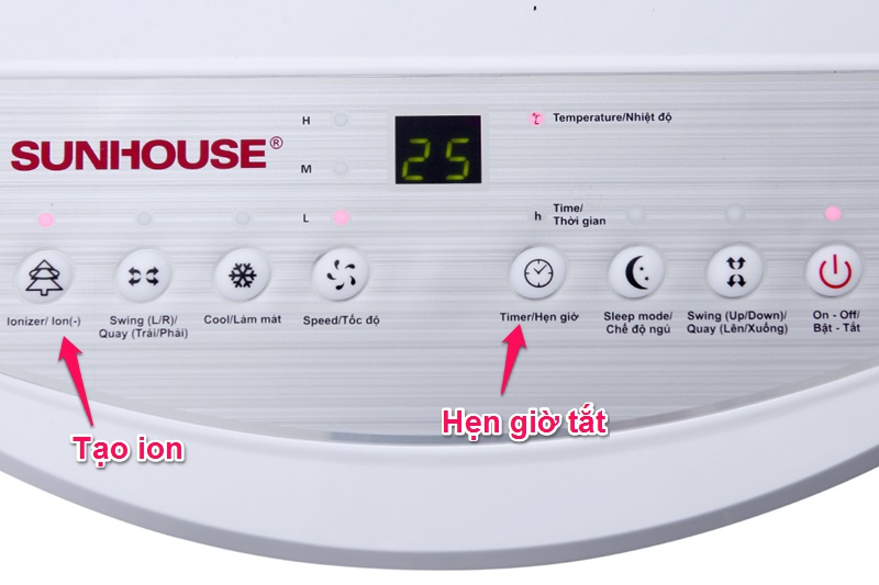 Quạt điều hòa Sunhouse SHD7723 Quạt điều hòa Sunhouse SHD7723