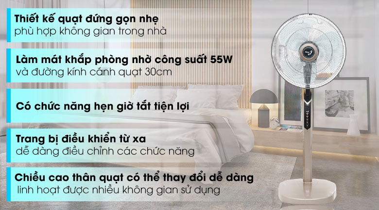 Quạt đứng Asia D16013-VV0