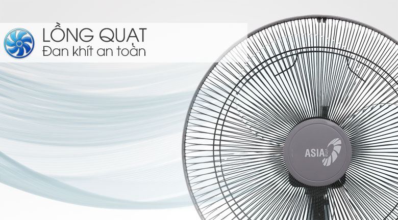 Quạt lửng ASIA vina - A16001-XV1 - Xám