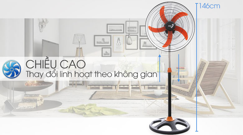 Quạt đứng ASIA D20002-DV0