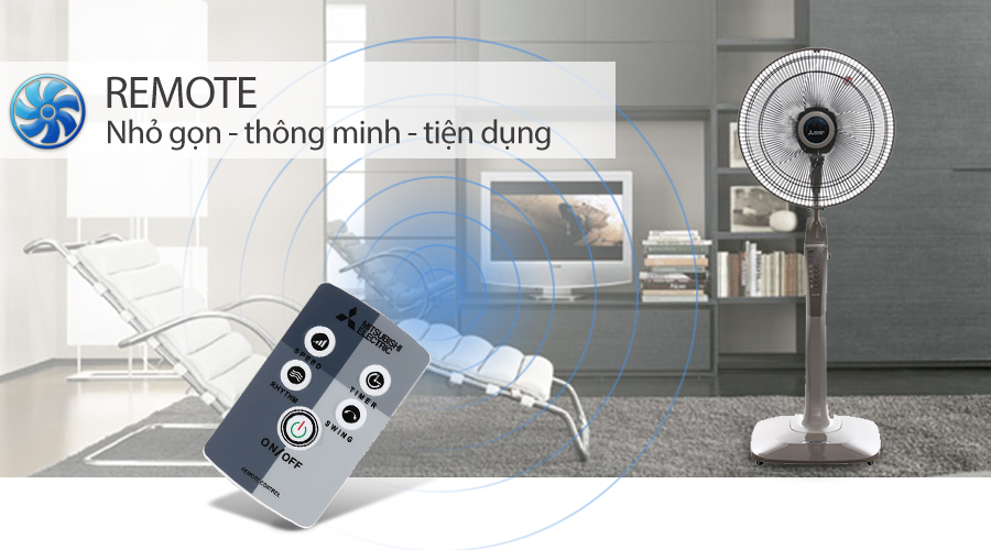 Quạt đứng Mitsubishi LV16-RV SF-GY