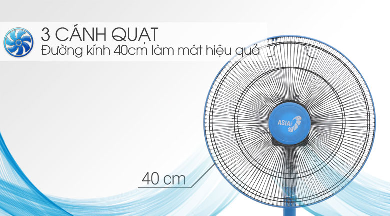 Quạt lửng Asia 3 cánh A16019 45W