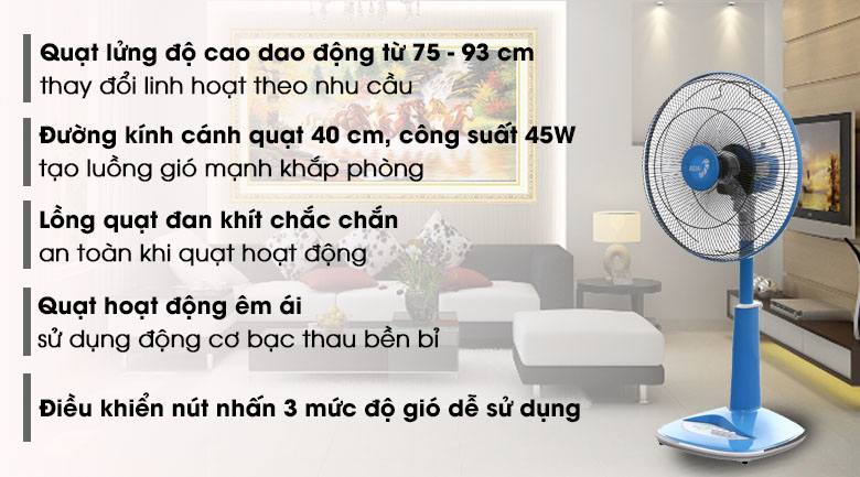 Quạt lửng Asia A16018