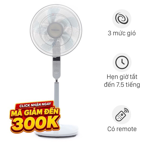 Quạt đứng Toshiba  5 cánh F-LSA20(H)VN 60W