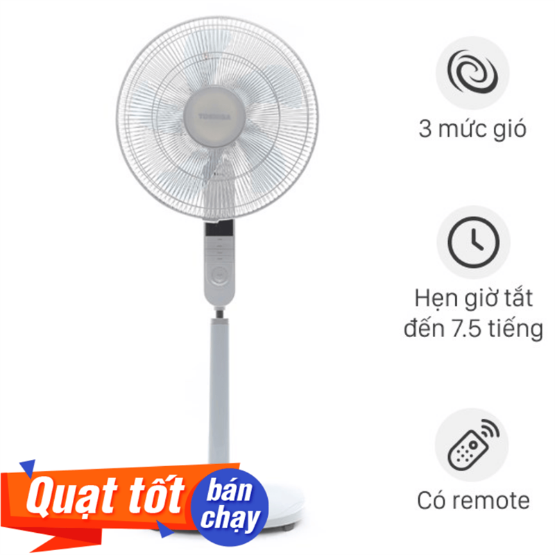 Quạt đứng Toshiba  5 cánh F-LSA20(H)VN 60W