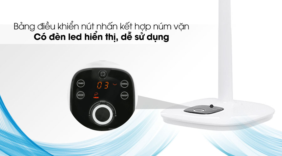 Quạt đứng Toshiba 7 cánh DC inverter F-LSD20(W)VN 25W