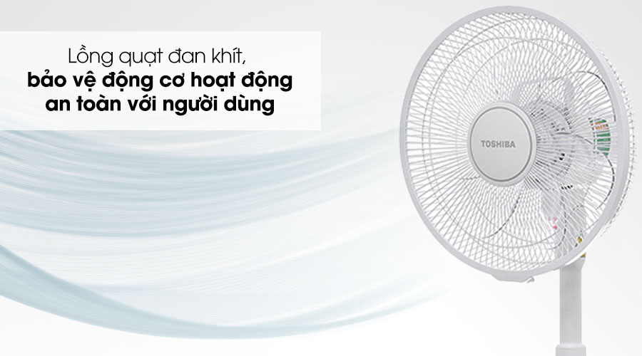 Quạt đứng Toshiba 7 cánh DC inverter F-LSD20(W)VN 25W