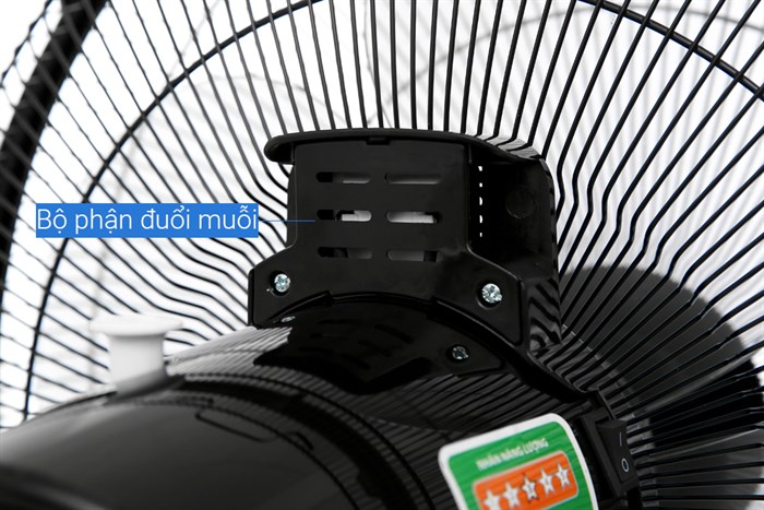 Quạt đứng Asia 4 cánh D16026-DV0 55W Màu Đen