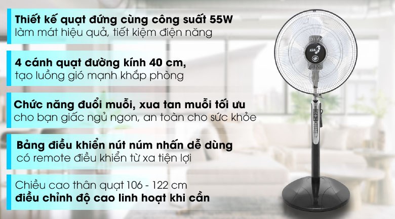 Quạt đứng Asia D16024