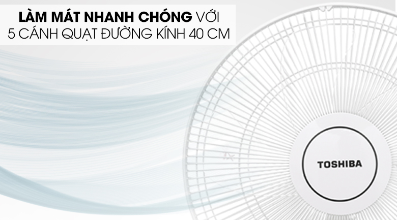Quạt đứng Toshiba 5 cánh F-LSA10(W)VN 50W