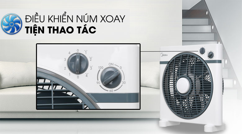 Quạt hộp Midea 5 cánh KYT30-15A 40W