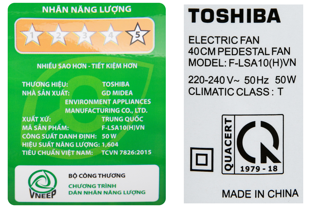 Siêu thị quạt đứng Toshiba F-LSA10(H)VN