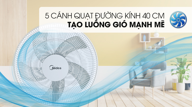 Quạt đứng Midea FS40-18BR (Ảnh 2)