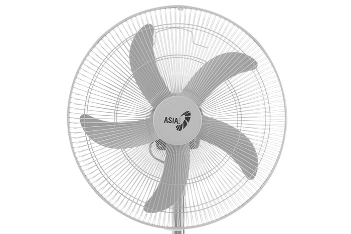 Quạt đứng Asia 5 cánh D18004-XV1 55W Màu Xám