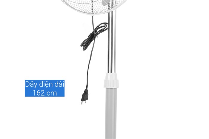 Quạt đứng Asia 5 cánh D18004-XV1 55W Màu Xám