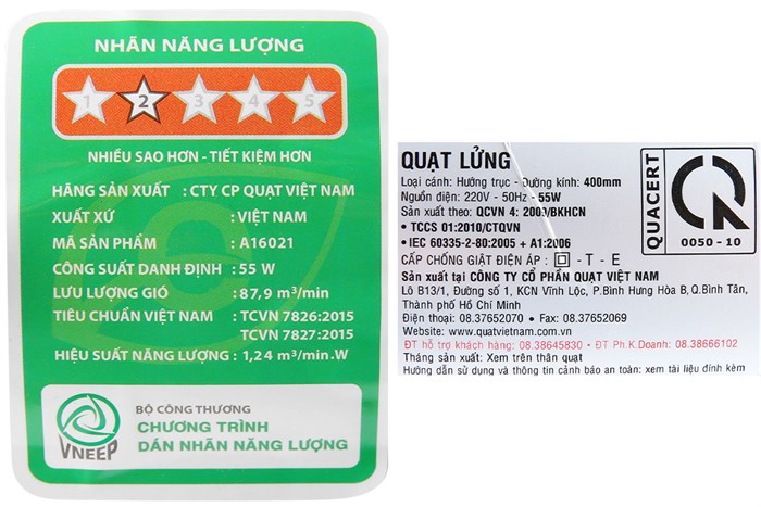 Quạt lửng Asia A16021-XV0 Màu Xám