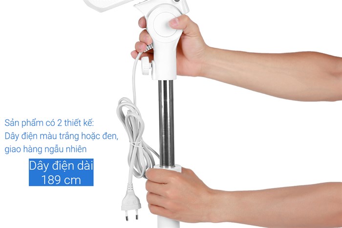 Quạt đứng Asia 3 cánh D16027-TV0 45W Màu Trắng