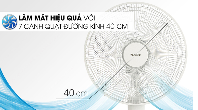 Quạt đứng Gree DC inverter FDZWK-4045Bg7 - Đương kính 40 cm