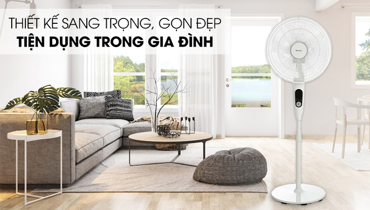 thiết kế sang trọng - Quạt đứng Gree FDZWK-4045Bg7 Trắng