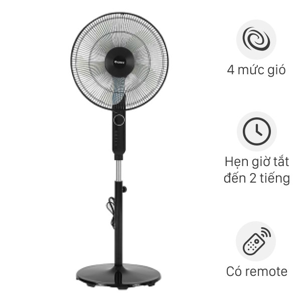 Quạt Đứng Gree 5 Cánh Fdwk - 40X67Bh5 48W