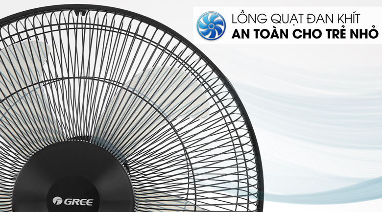 Lồng quạt an toàn - Quạt đứng Gree FDWK-40X67Bh5 Đen
