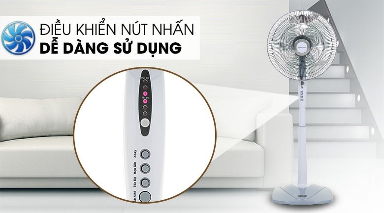 Quạt đứng Sharp PJ-S40RV-LG