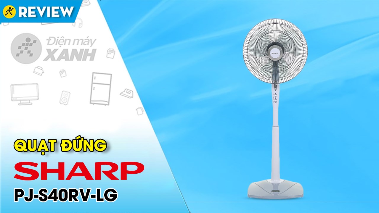 Quạt đứng Sharp PJ-S40RV-LG