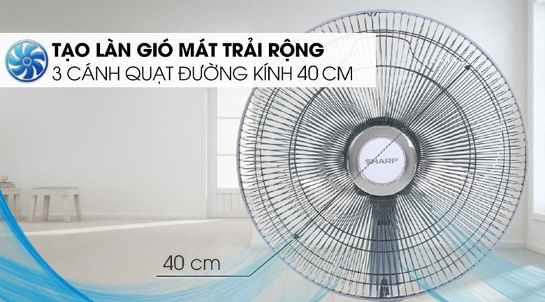 Quạt đứng Sharp PJ-S40RV-LG