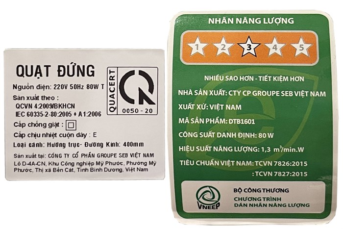 Quạt đứng Asia Turbo DTB1601-XV0 Màu Xám