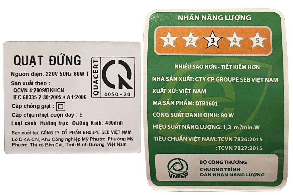 Quạt cây Asia Turbo DTB1601-XV0 Màu Xám