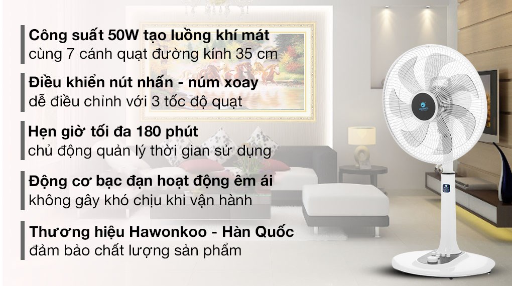 Quạt lửng Hawonkoo FAH-010
