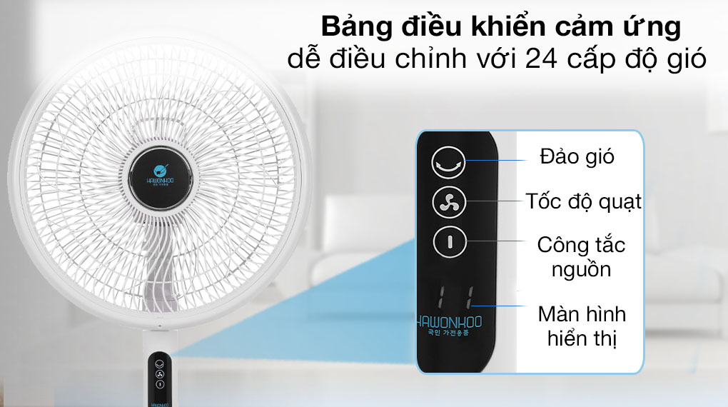 Quạt đứng Hawonkoo DC inverter FDH-012