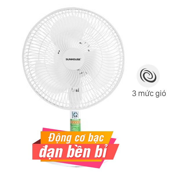 Quạt sạc điện Sunhouse  3 cánh SHD7115 15W