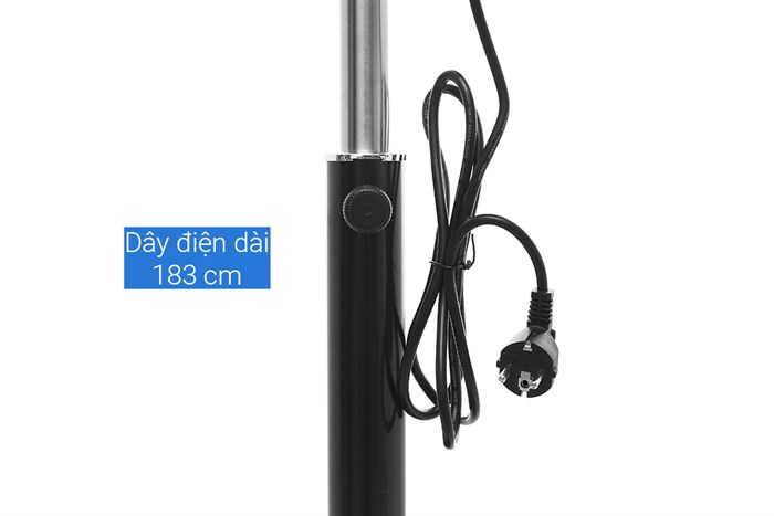 Quạt đứng AC 18 cánh DC inverter AIS01D1818 65W Màu Đen