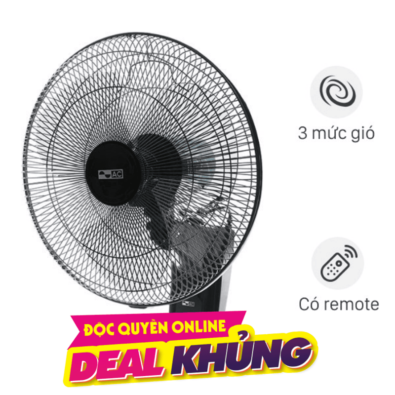 Quạt treo tường AC  3 cánh AWF01A163 50W
