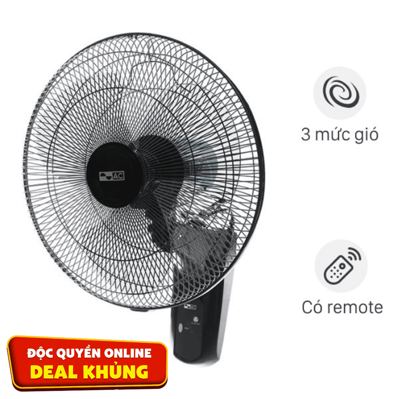 Quạt treo tường AC  3 cánh AWF01A163 50W