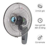 Quạt treo tường Mitsubishi Electric 3 cánh W16-RA CY-GY 47W