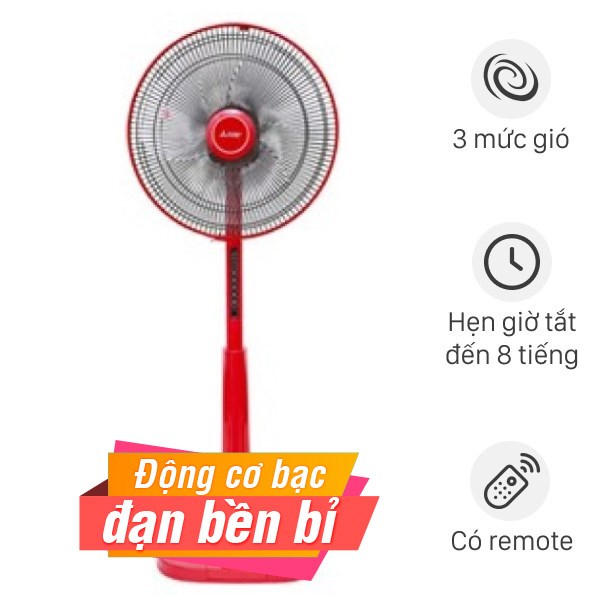 Quạt đứng Mitsubishi Electric  3 cánh LV16S-RA CY-RD 47W