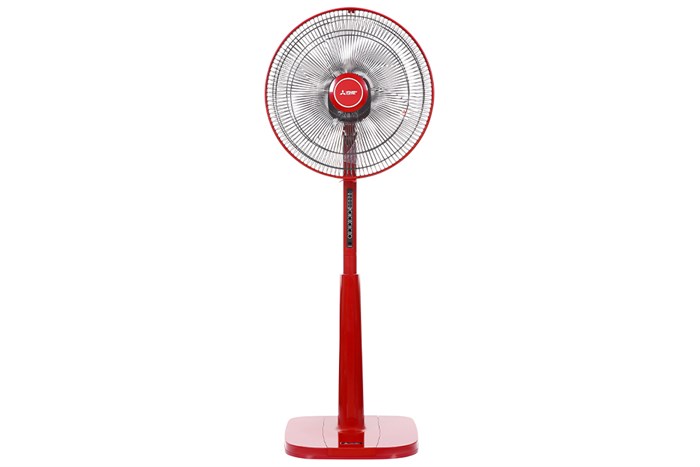 Quạt đứng Mitsubishi Electric 3 cánh LV16S-RA CY-RD 47W Màu Đỏ