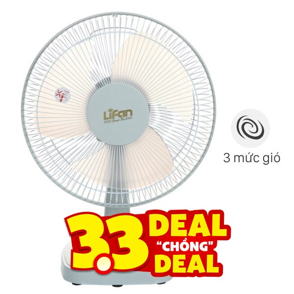 Quạt bàn Lifan  3 cánh B-212 35W