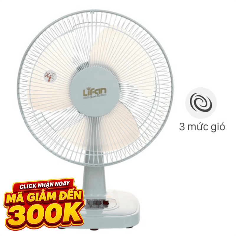 Quạt bàn Lifan  3 cánh B-212 35W