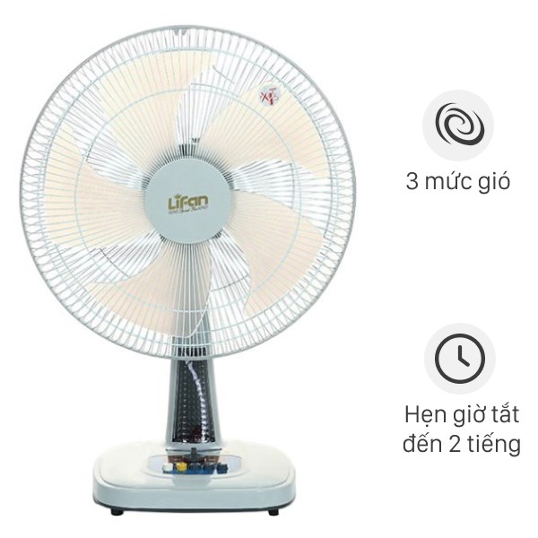 Quạt bàn Lifan 5 cánh B-398 45W