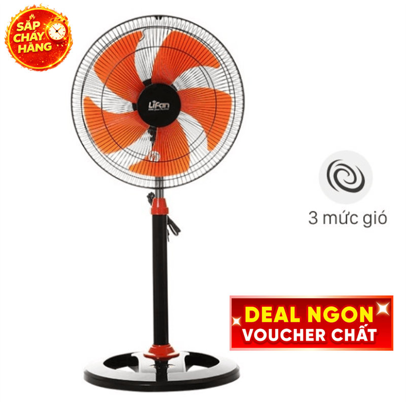 Quạt đứng Lifan  5 cánh Đ-616 45W