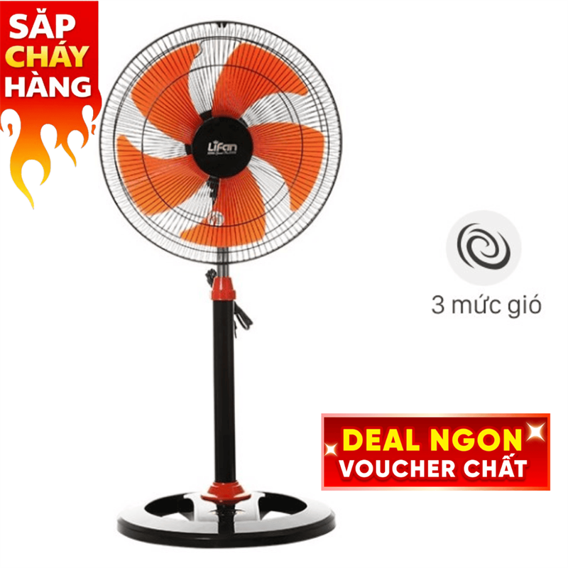 Quạt đứng Lifan  5 cánh Đ-616 45W