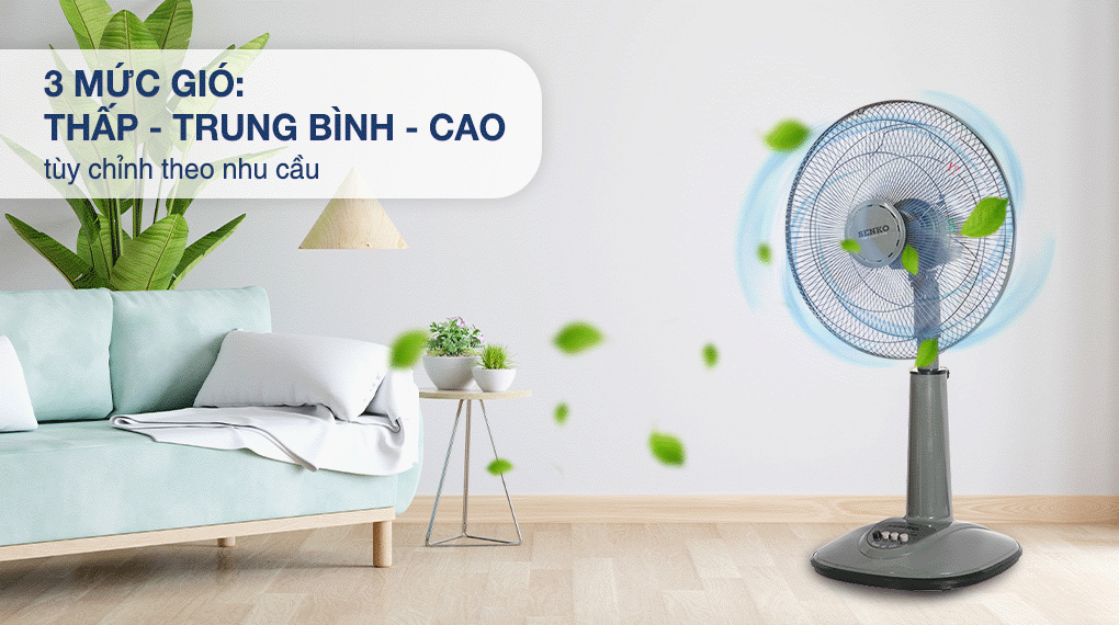 Quạt lửng Senko 3 cánh L1638 47W