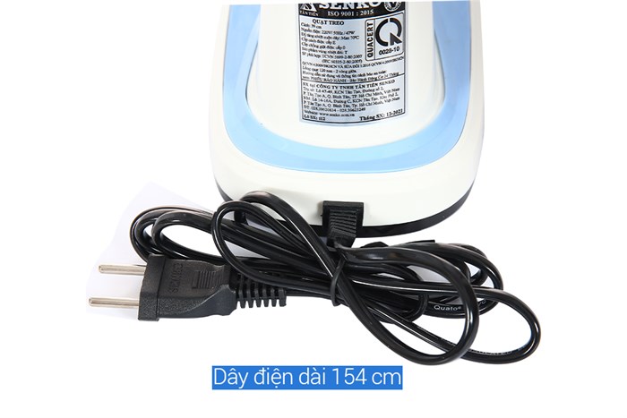 Quạt treo tường Senko 3 cánh TC1626 47W Màu Xanh Dương