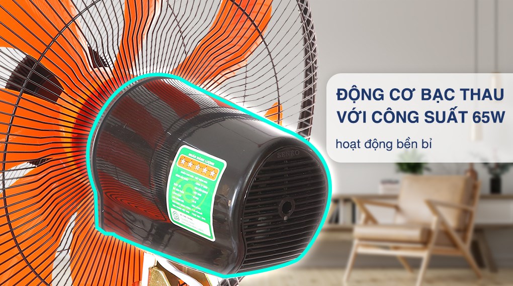 Quạt treo tường Senko 7 cánh TC1622 65W