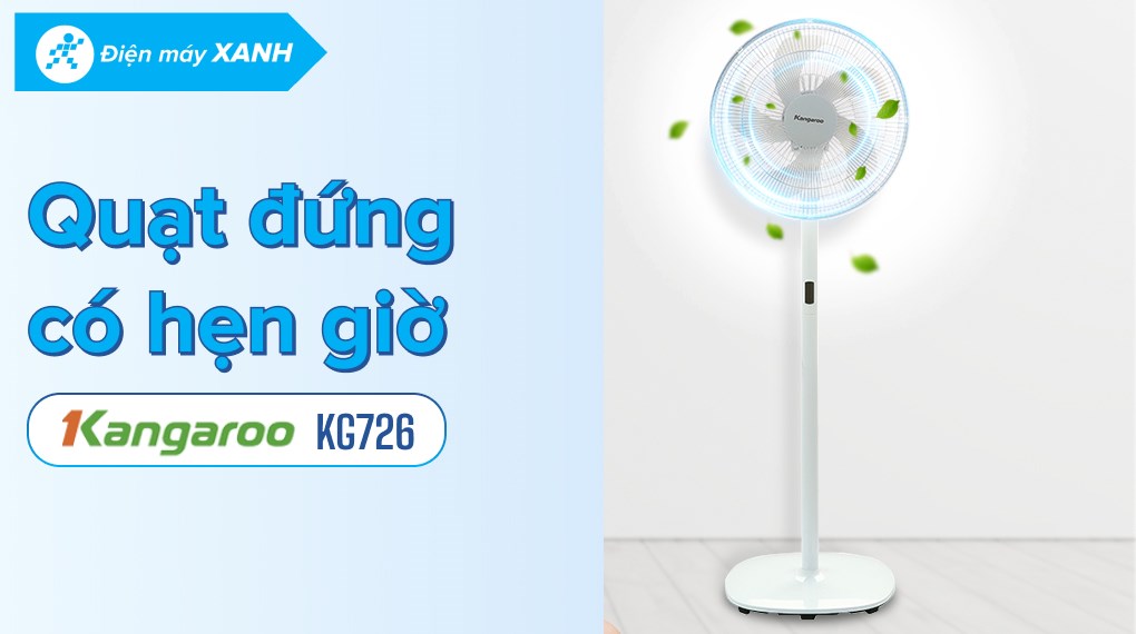 Quạt đứng Kangaroo 5 cánh KG726 45W